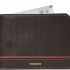 Mokobara Men Casual Black Genuine Leather Wallet(2 Card Slots)
